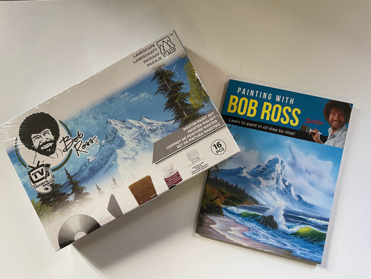 Painting with Bob Ross: Learn to Paint in Oil Step by Step!+ Master Paint Set